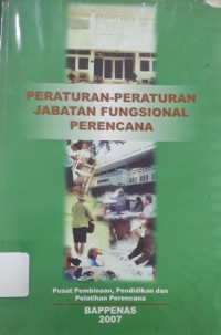Image of Peraturan-peraturan Jabatan Fungsional Perencana
