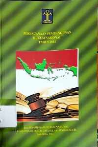 Image of Perencanaan Pembangunan Hukum Nasional Tahun 2014