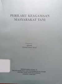 Image of Perilaku Keagamaan Masyarakat Tani