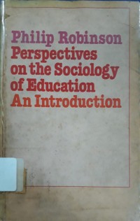 Image of Perspectives on the Sociology of Education: An Introduction