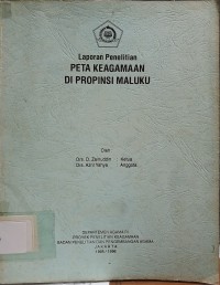 Image of Peta Keagamaan di Provinsi Maluku : Laporan Penelitian