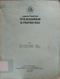 Image of Peta Keagamaan di Provinsi Riau : Laporan Penelitian