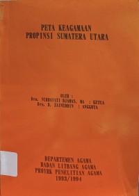 Image of Peta Keagamaan Provinsi Sumatera Utara