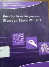 Image of Petunjuk Teknis Penyusunan Standar Biaya Khusus