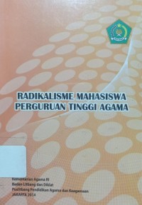 Image of Radikalisme Mahasiswa Perguruan Tinggi Agama