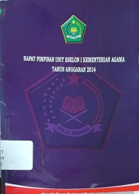Image of Rapat Pimpinan Unit Eselon 1 Kementerian Agama Tahun 2014