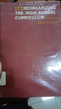Image of Reorganizing The High School Curriculum 3rd Edition