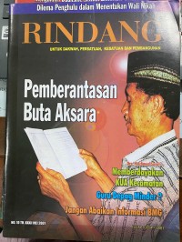 Image of Rindang Nomor 10 Tahun XXXII, Mei 2007