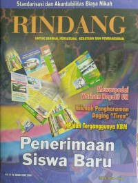 Image of Rindang Nomor 11 Tahun XXXII, Juni 2007