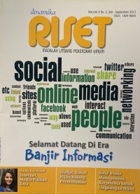 Image of Riset Volume X Nomor 3, Juli - September 2012