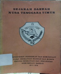Image of Sejarah Daerah Nusa Tenggara Timur
