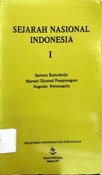 Image of Sejarah Nasional Indonesia Jilid I
