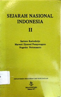 Image of Sejarah Nasional Indonesia Jilid II
