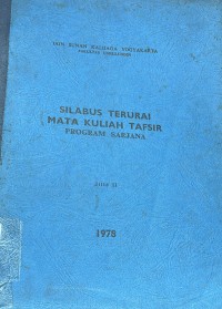 Image of Silabus Terurai Mata Kuliah Tafsir Program Sarjana Jilid II