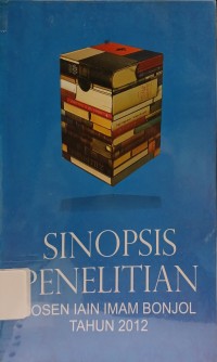 Image of Sinopsis Penelitian Dosen IAIN Imam Bonjol Tahun 2012