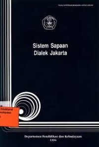 Image of Sistem Sapaan Dialek Jakarta