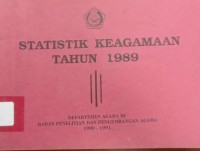Image of Statistik Keagamaan Tahun 1989