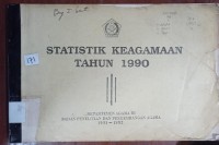 Image of Statistik Keagamaan Tahun 1990