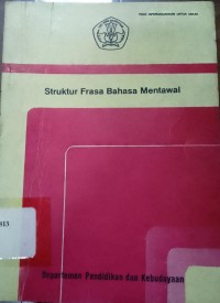 Image of Struktur Frasa Bahasa Mentawai