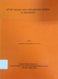 Image of Studi Agama dan Perubahan Sosial di Indonesia