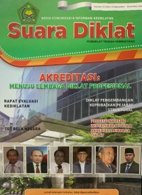 Image of Suara Diklat Volume 11 Edisi 3, September - Desember 2016