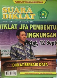 Image of Suara Diklat Volume VI Nomor 3 Juli-September 2011