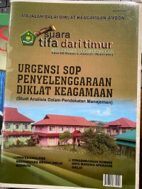 Image of Suara Tifa Dari Timur Edisi III Nomor 1, Januari-Maret 2014