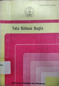 Image of Tata Bahasa Bugis