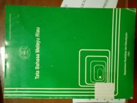 Image of Tata Bahasa Melayu Riau