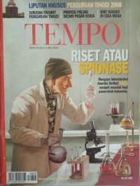 Image of Tempo  Nomor 10 Edisi 28 April-4 Mei 2008