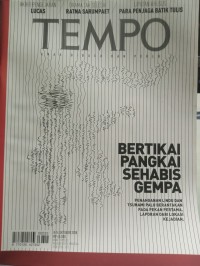Image of Tempo Nomor 33 Edisi 8-14 Oktober 2018