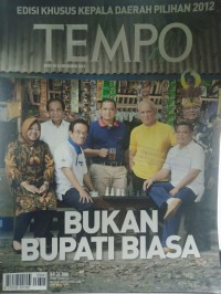 Image of Tempo Nomor 41 Edisi 10-16 Desember 2012