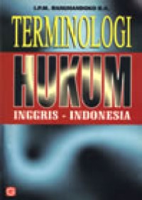 Image of Terminologi Hukum : Inggris - Indonesia