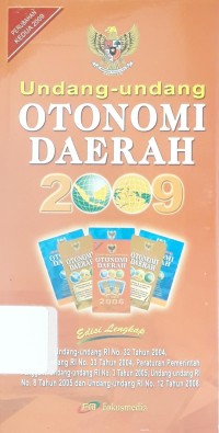 Image of Undang-Undang Otonomi Daerah 2009