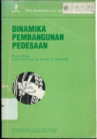 Image of Dinamika Pembangunan Pedesaan