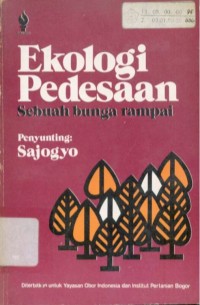 Image of Ekologi Pedesaan : Sebuah Bunga Rampai